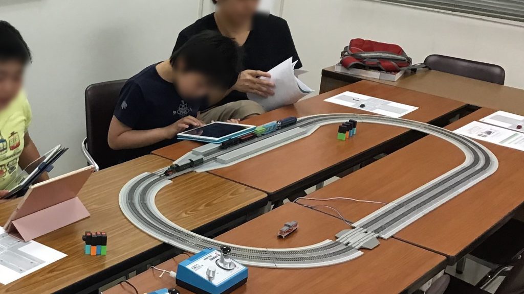 IOTプログラミング教室プレスタ・鉄道模型で学ぼう会開催風景
